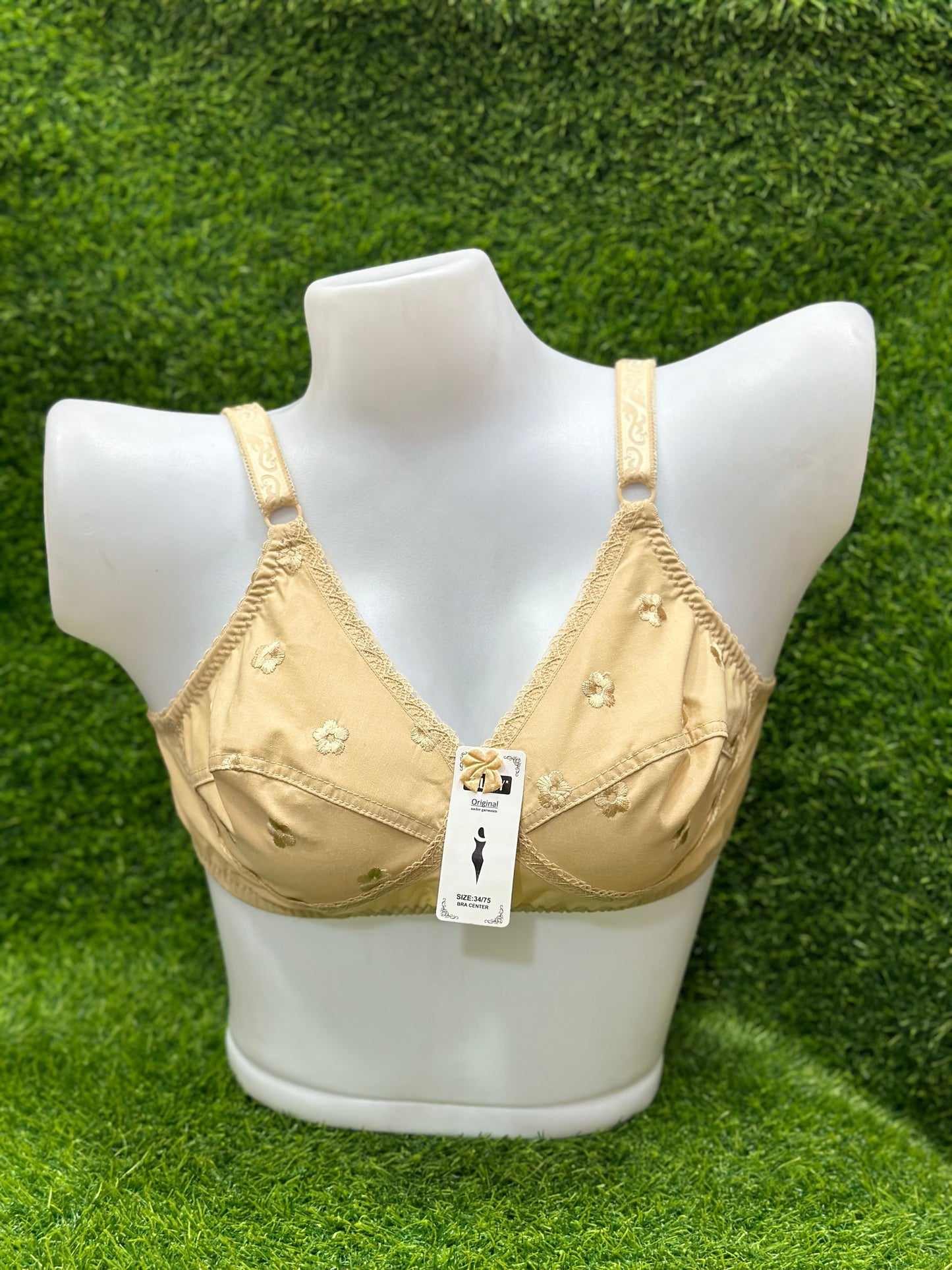 Flower cotton summer bra Full coverage bra (pack of two)