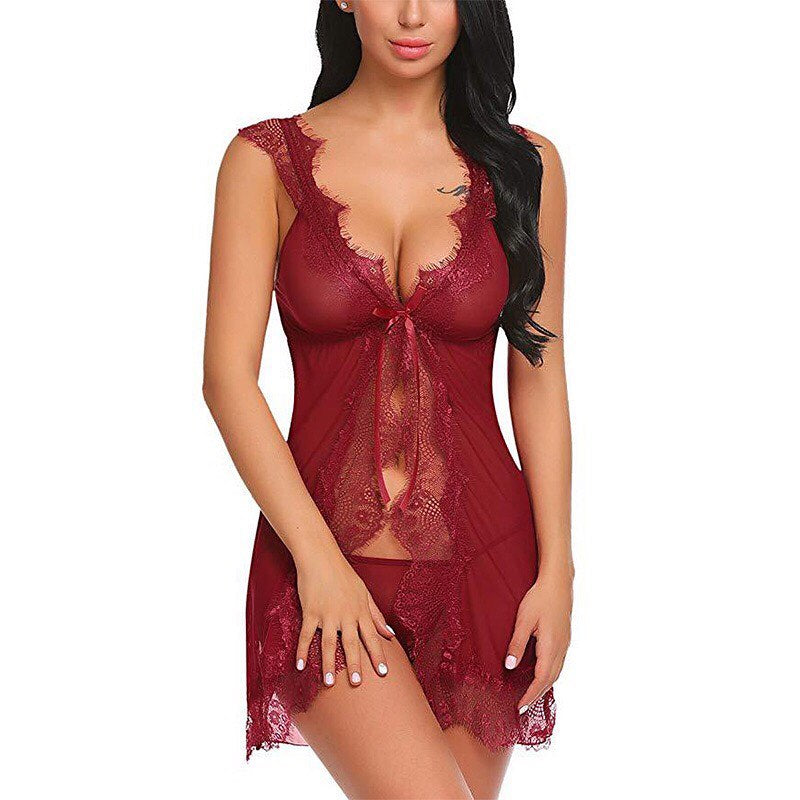 Barbie front open lingerie