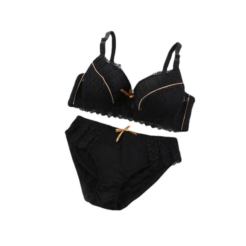 DOUBLE PADDED BRIDAL BRA SET WIRE BRA