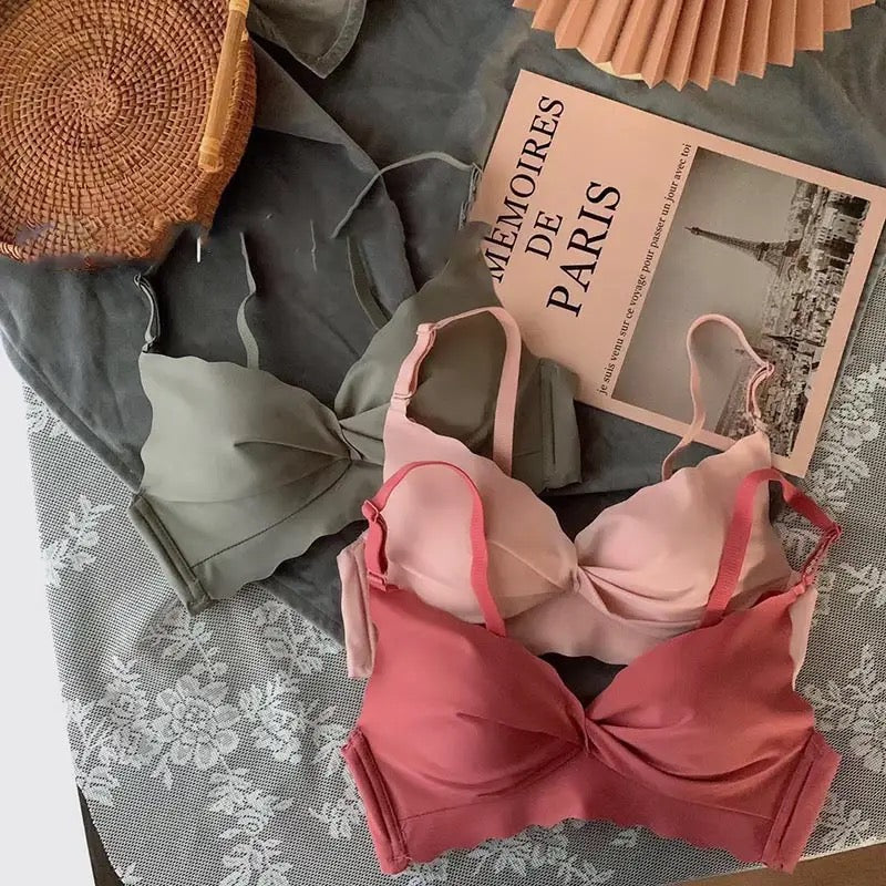 KNOT PADDED BRA (WIRELESS)