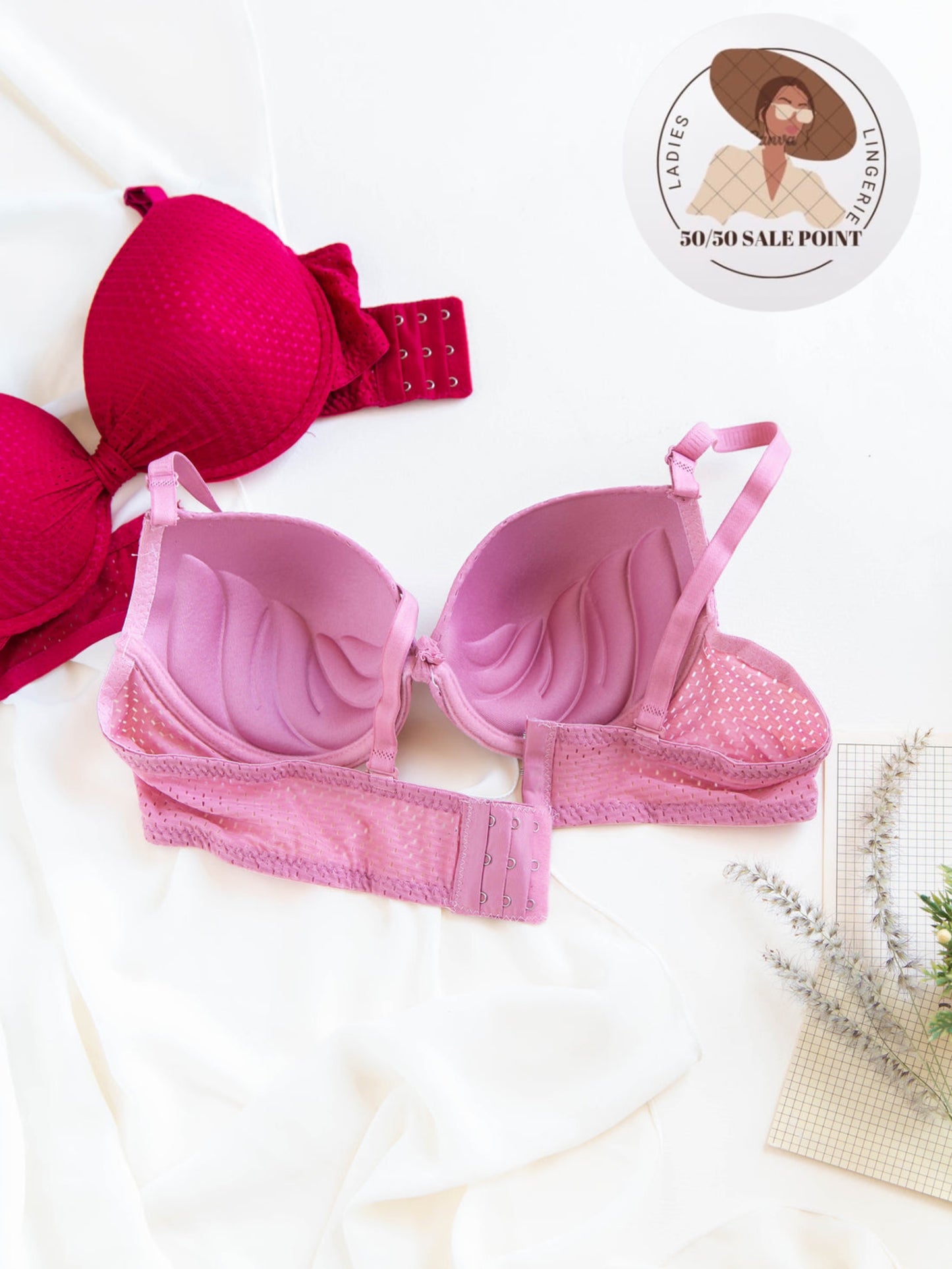 BOW SINGLE PADDED WIRE BRA