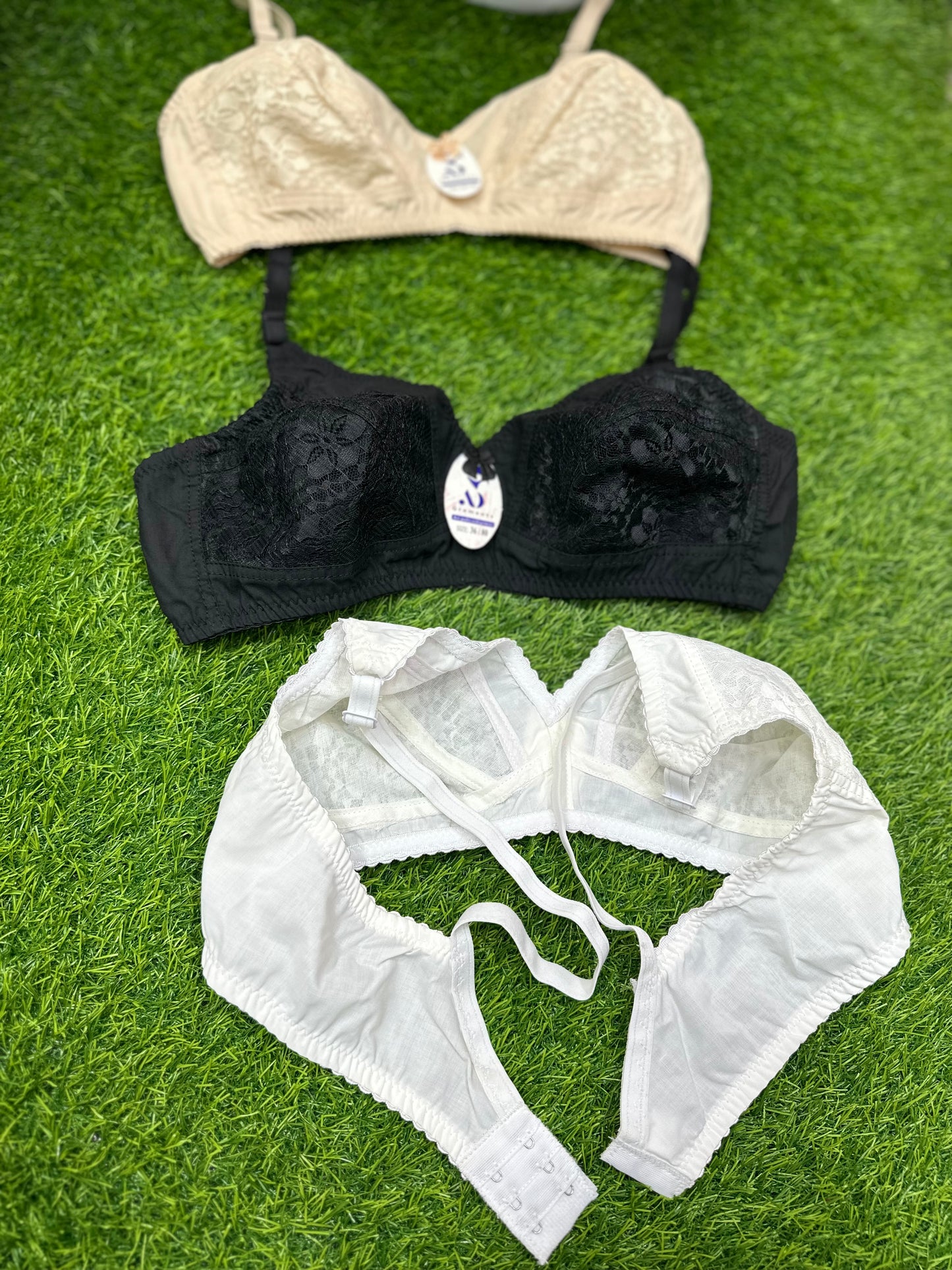 New arrival Cotton Net Bra pack of 2