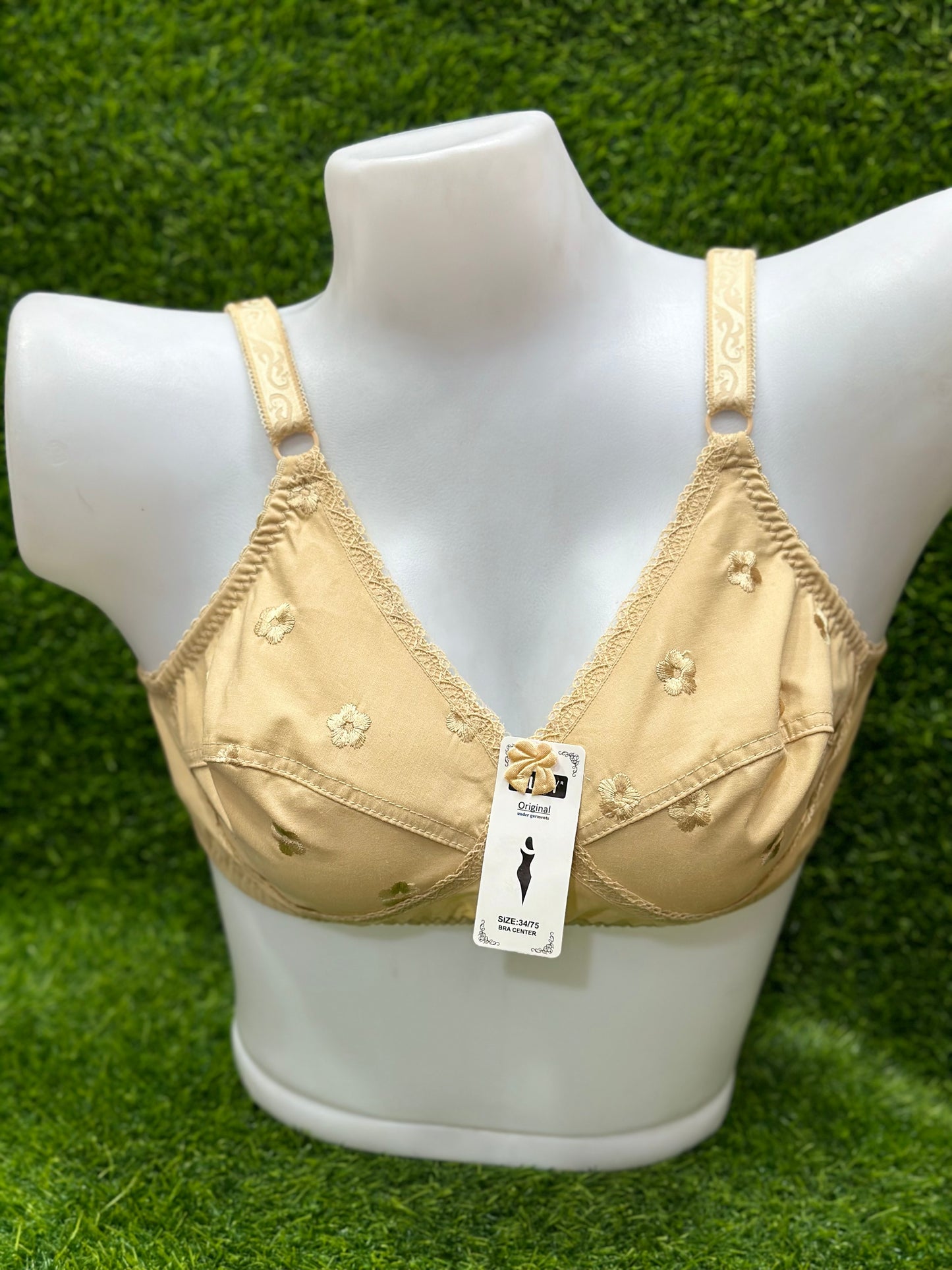 Flower cotton summer bra Full coverage bra (pack of two)