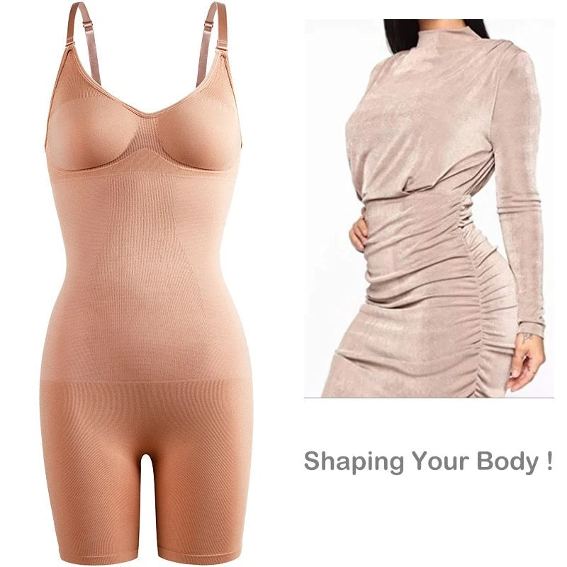 Seamless FULL BODY SHAPER Adjustable Straps
