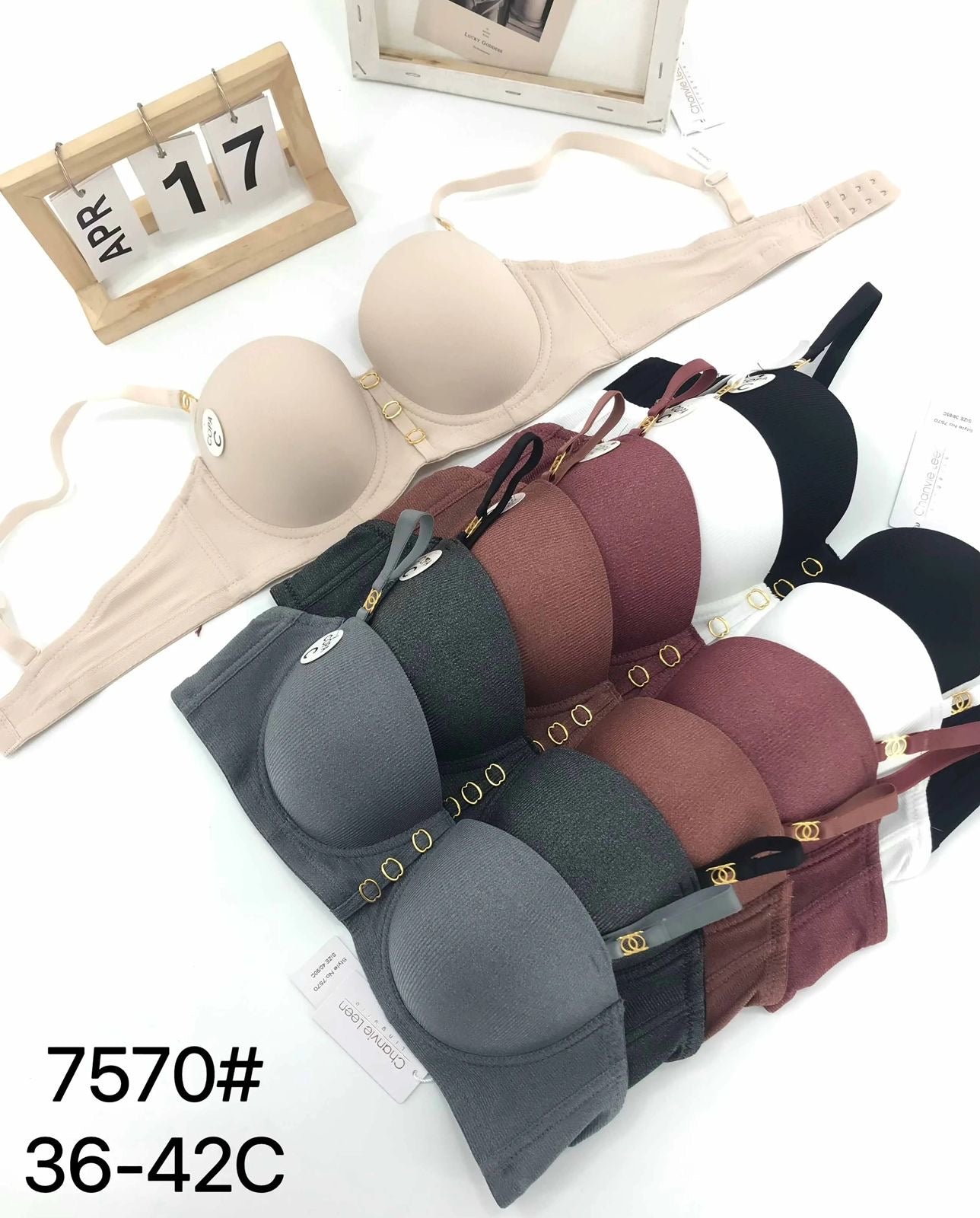 Single padded wire Bra (7570)
