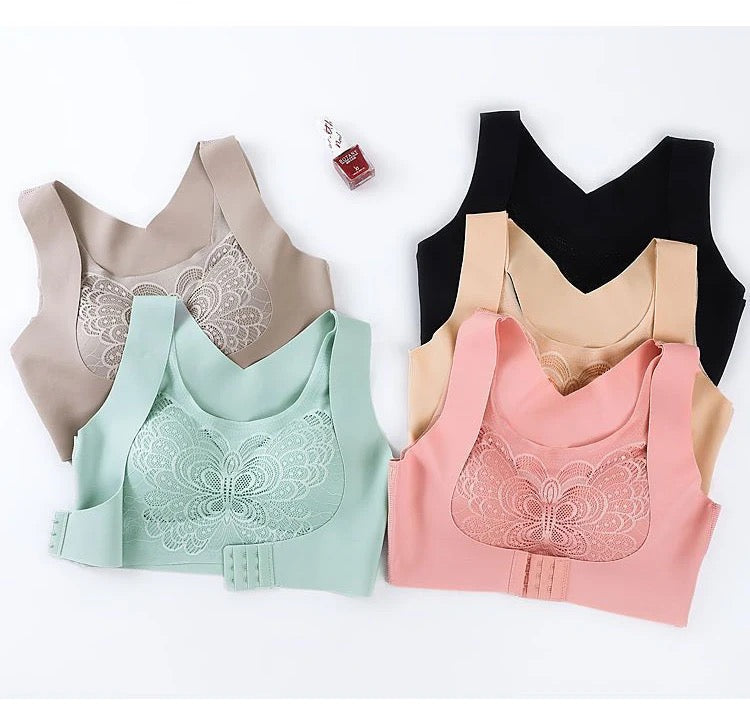 FRONT OPEN BRA FOR BREAST LIFTING FRONT HOOKS CLOSURE FOR SAGGY CHEST