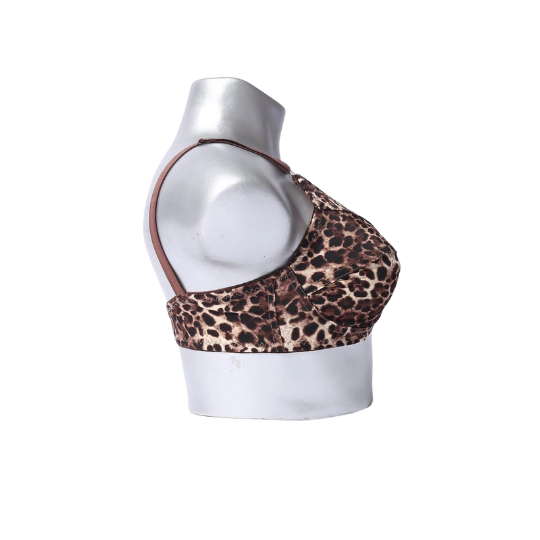 GALAXY NON PADDED BRA ( CHEETA PRINT )