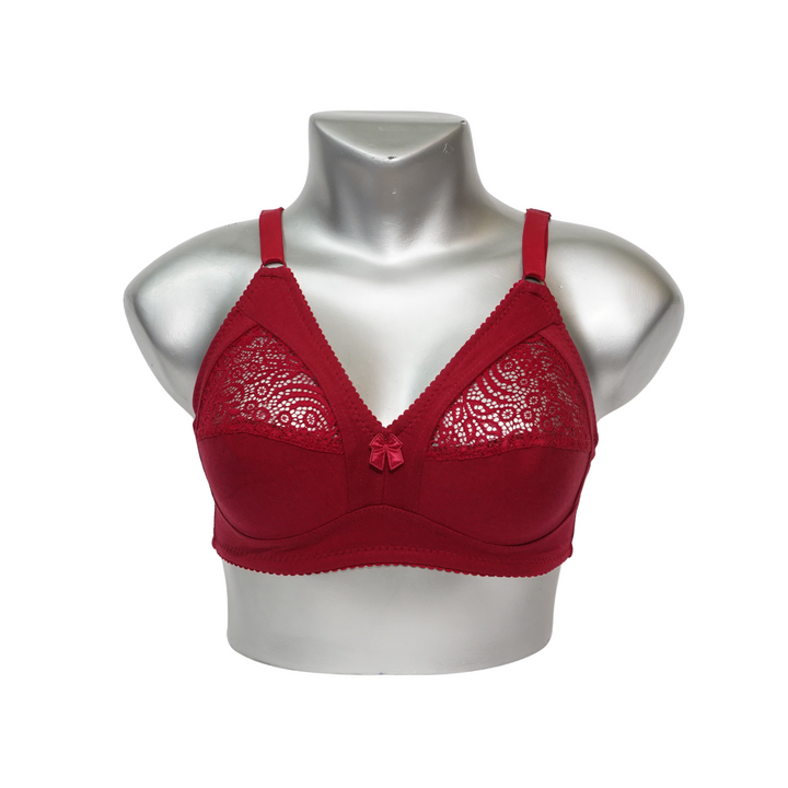 Half net Soft Cotton Bra