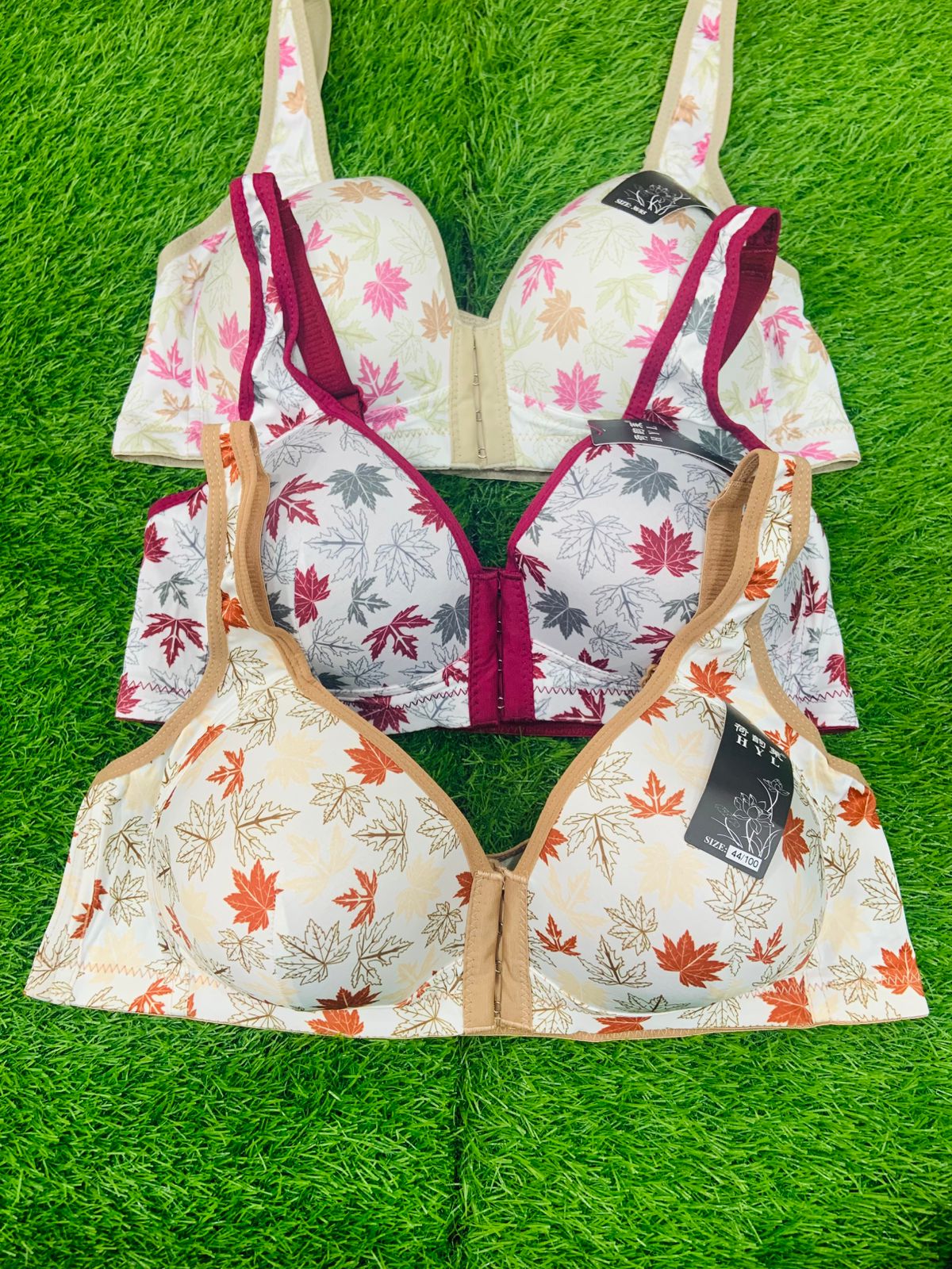 FRONT OPEN PADDED BRA (WIRELESS)