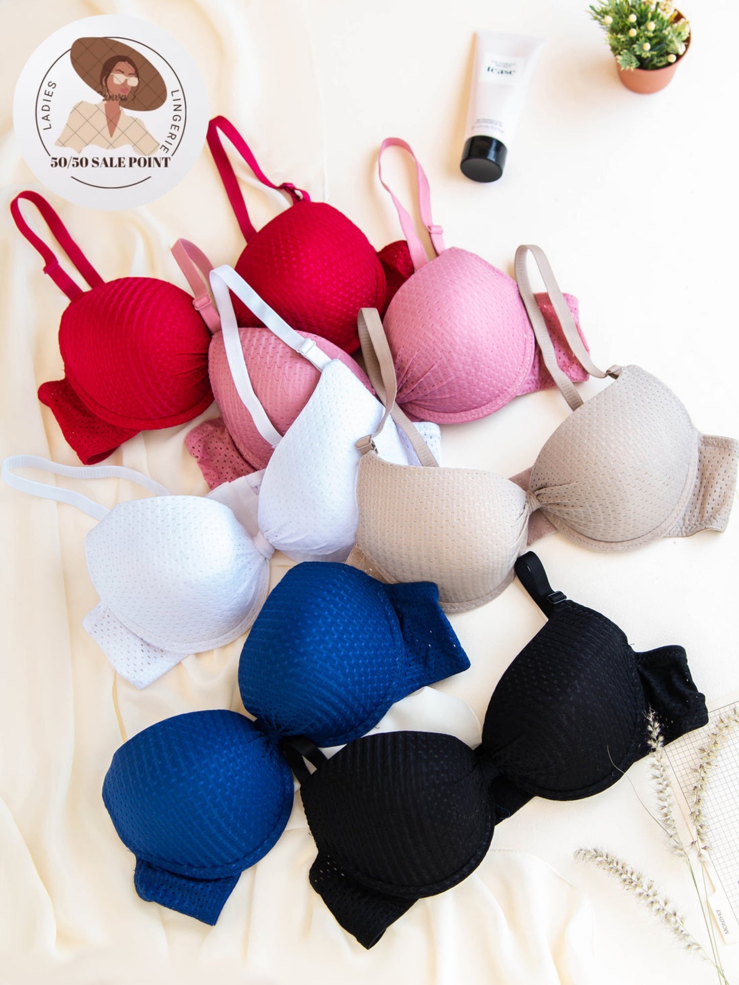 BOW SINGLE PADDED WIRE BRA