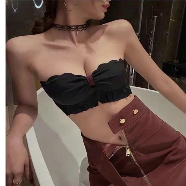 New arrival Push-up padded wire less Bra removable straps (B112)