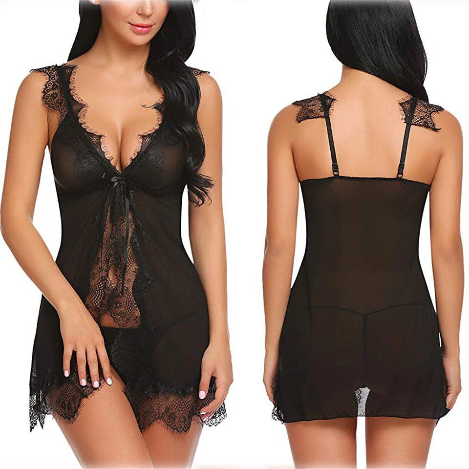 Barbie front open lingerie