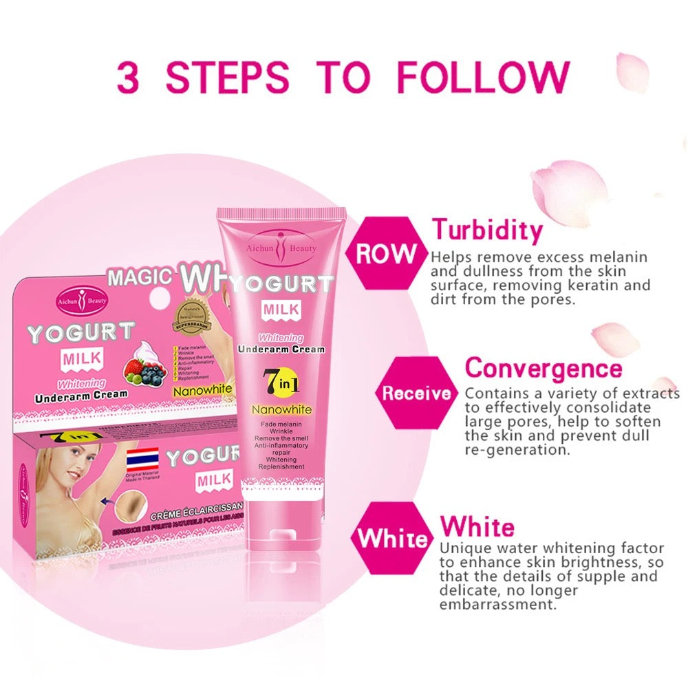 Aichun Beauty 7 IN 1 Yogurt Milk Private Parts Whitening Cream