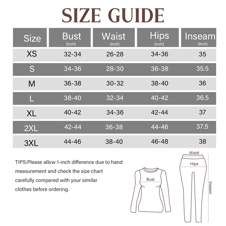 Full Body Thermal Warmer Suit for Women