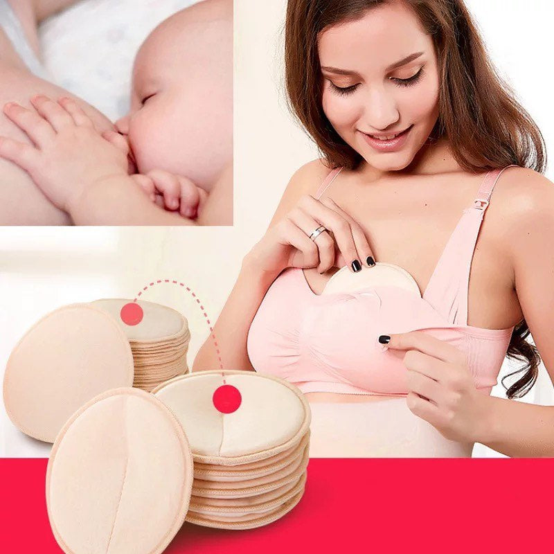 Absorbent Nursing Breast Pads Pack of 6