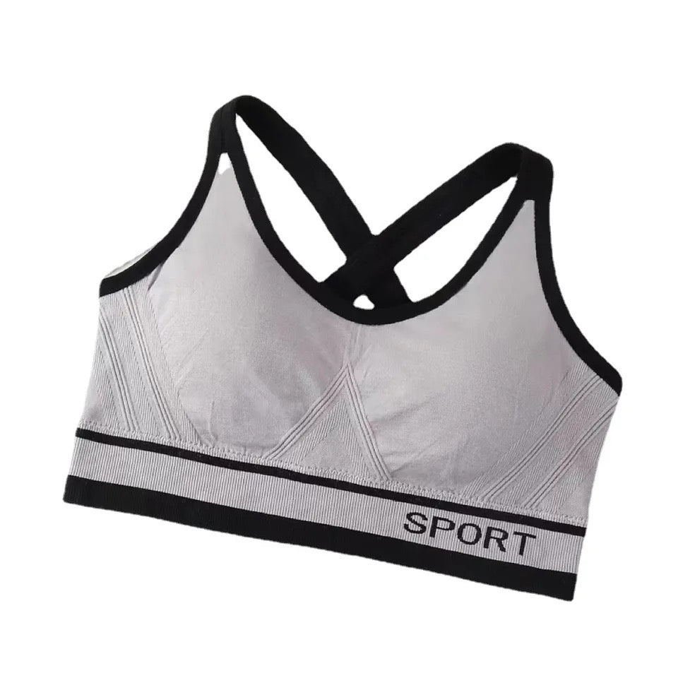New arrival Sports Bra Back Cross Removable Pad