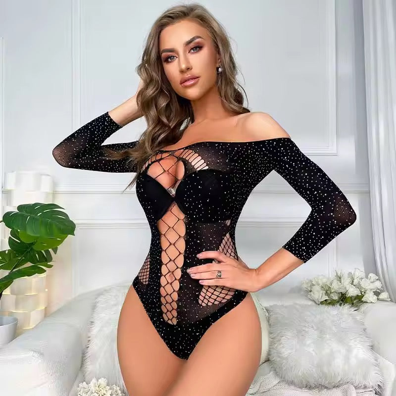 Fish Net Half Body stocking