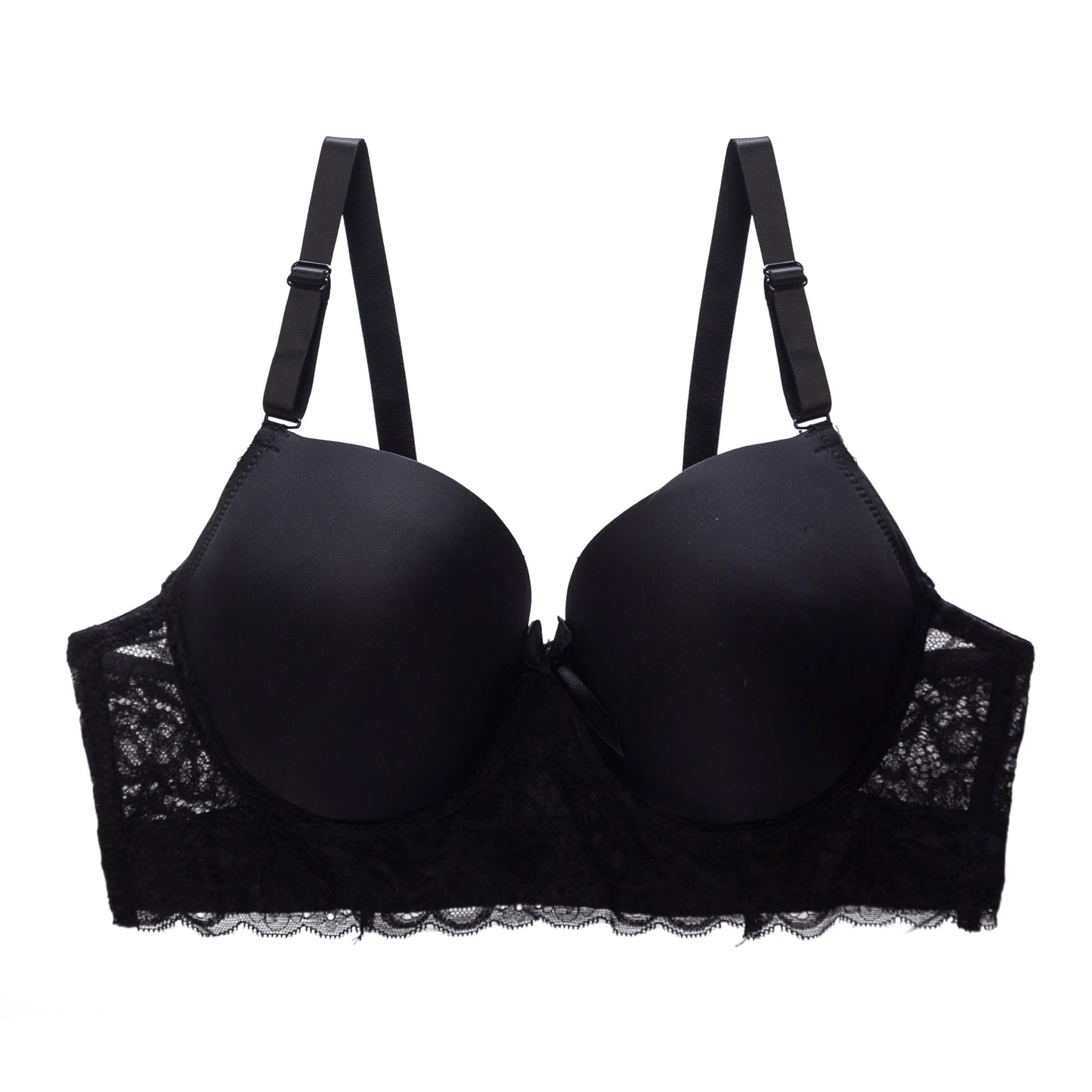 SINGLE PADDED WIRE BRA REMOVABLE STRAPS