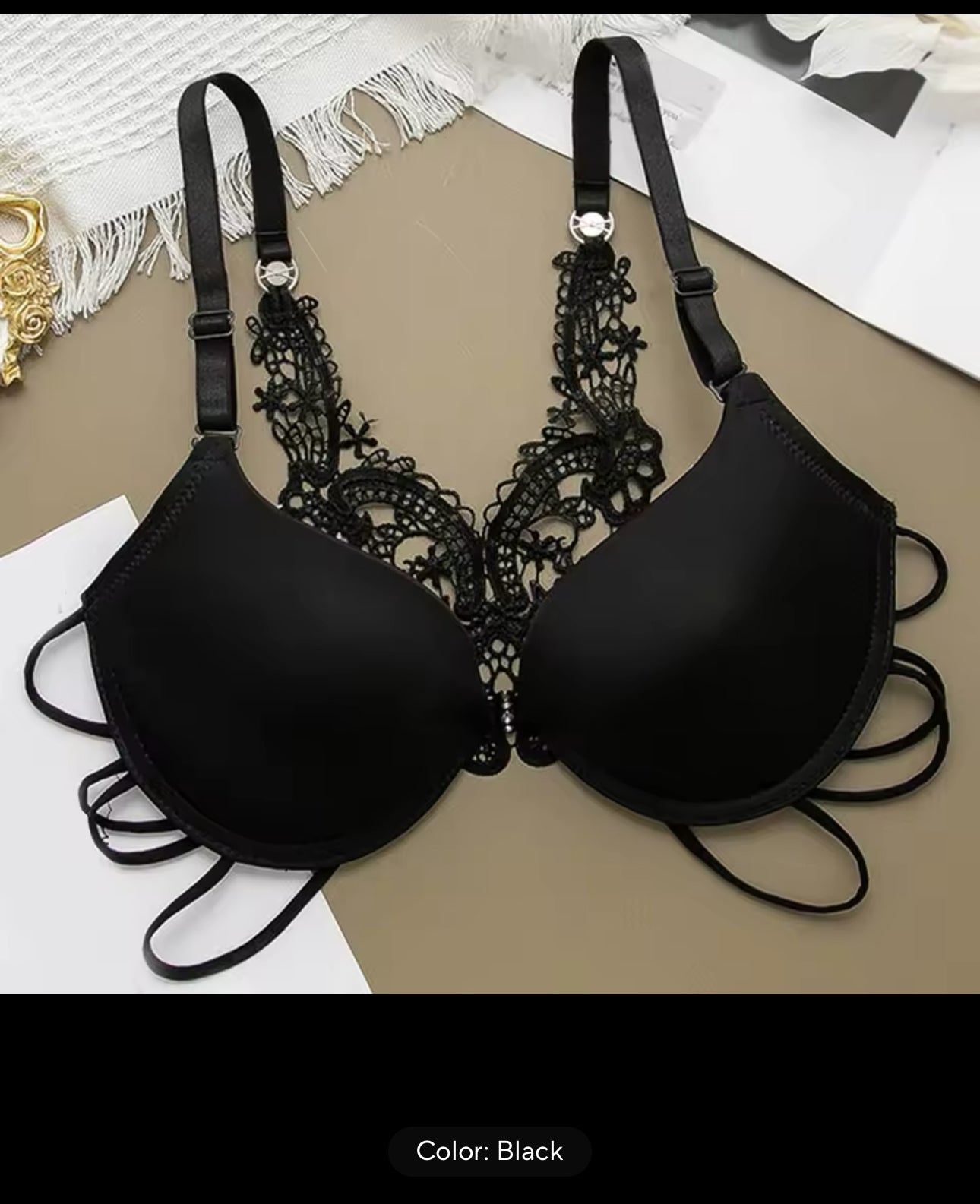 Front open Back Butterfly Wire Bra (Pack oF 2)