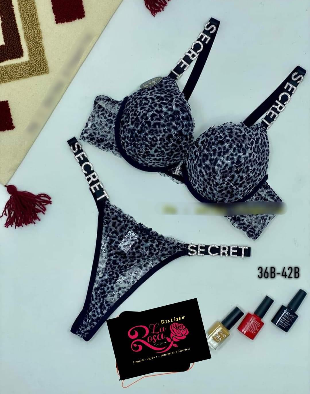 New Arrival Cheetah print Front open Wire set