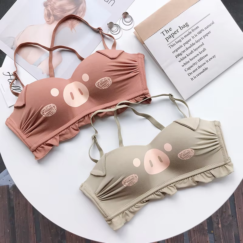 Teenage soft padded wire less Bra (Pack OF 2)