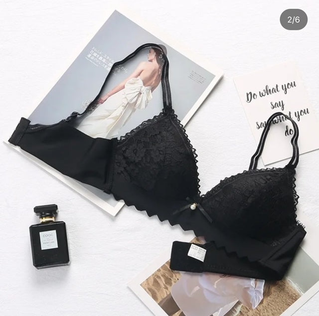 SOFT PADDED NET BRA (wireless)