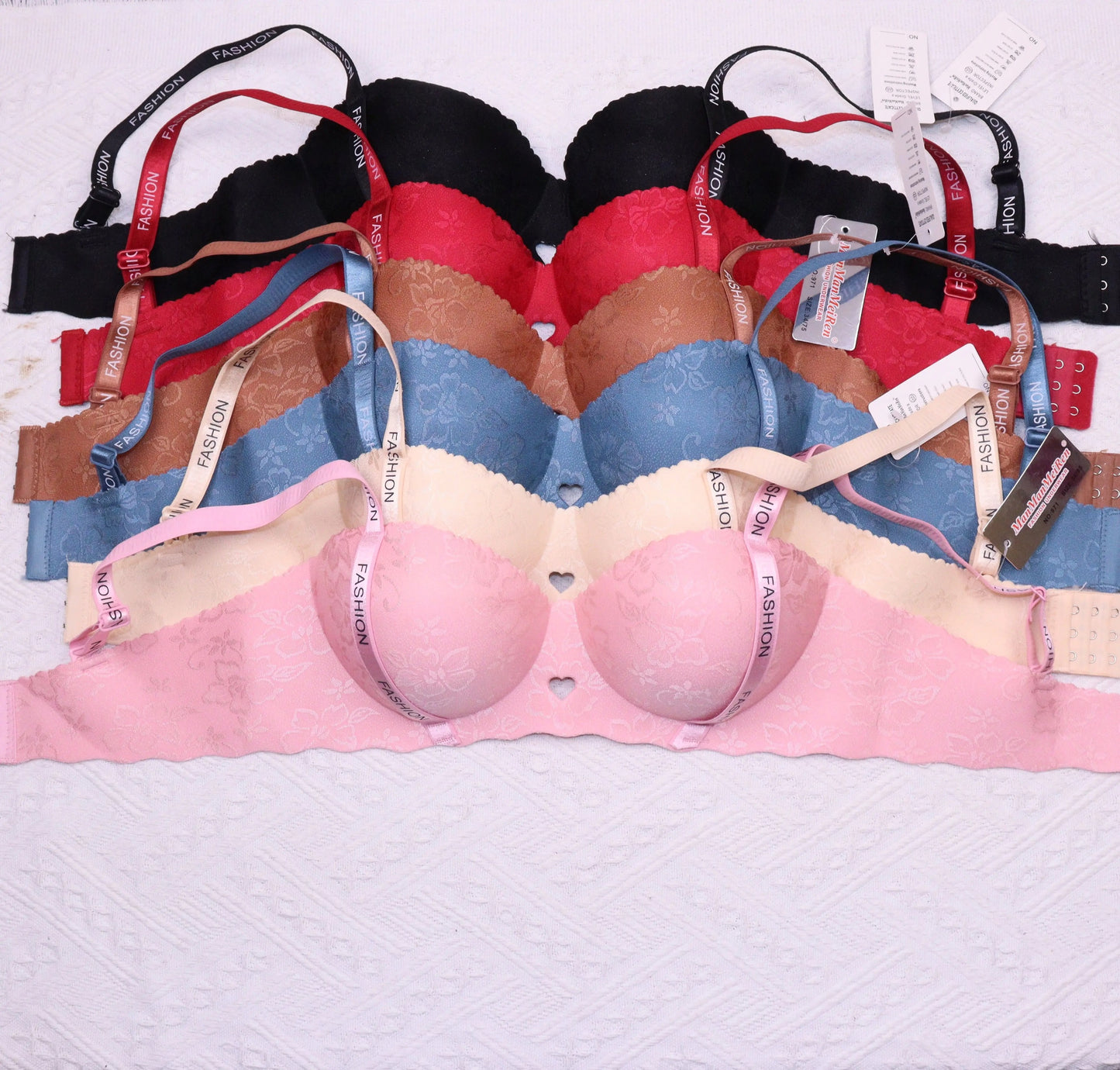 Push-up padded Half Cup wireless Padded Bra