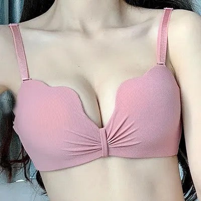 T Shirt Knot padded Bra (wireless)