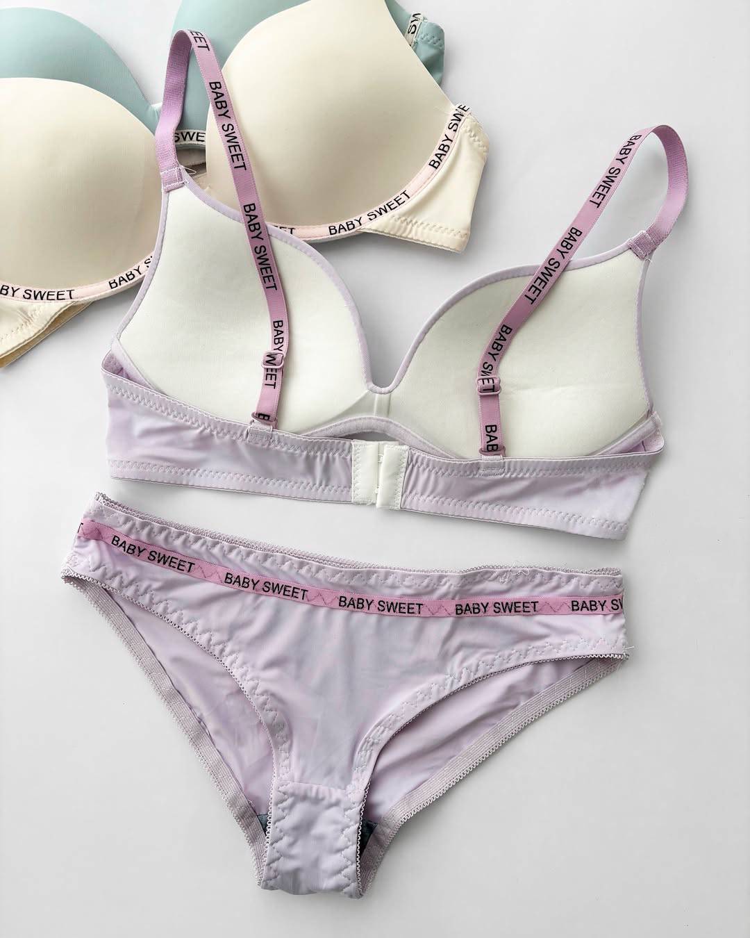 Baby Sweet T shirt Bra Set Wireless