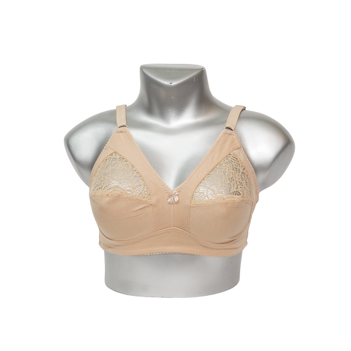 Half net Soft Cotton Bra