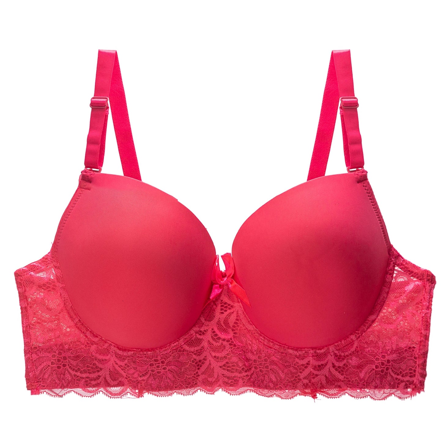 SINGLE PADDED WIRE BRA REMOVABLE STRAPS