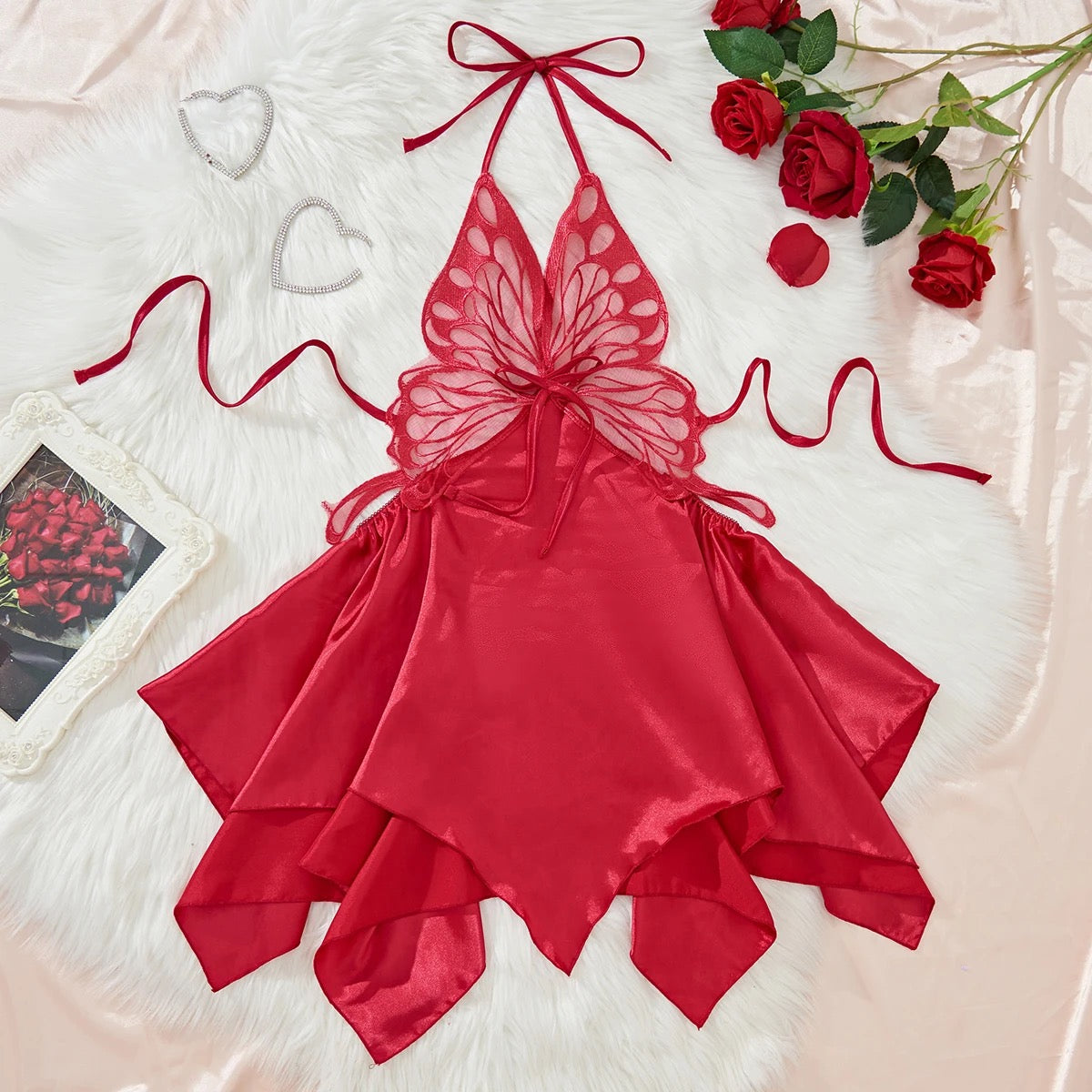 50/50Restock Butterfly Baby Doll Lingerie