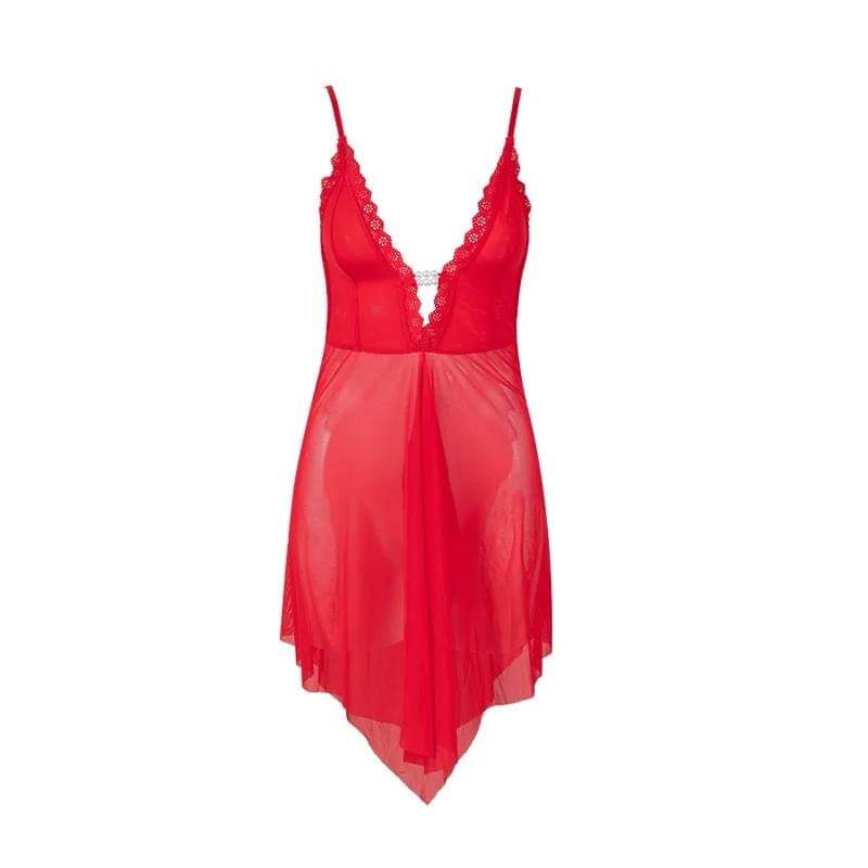 Net floral Nighty With panty