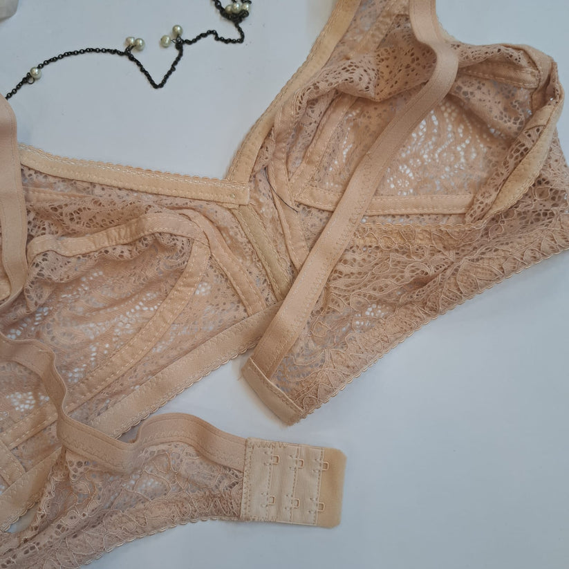 Galaxy Transparent Soft Net Bra With flexible stuff