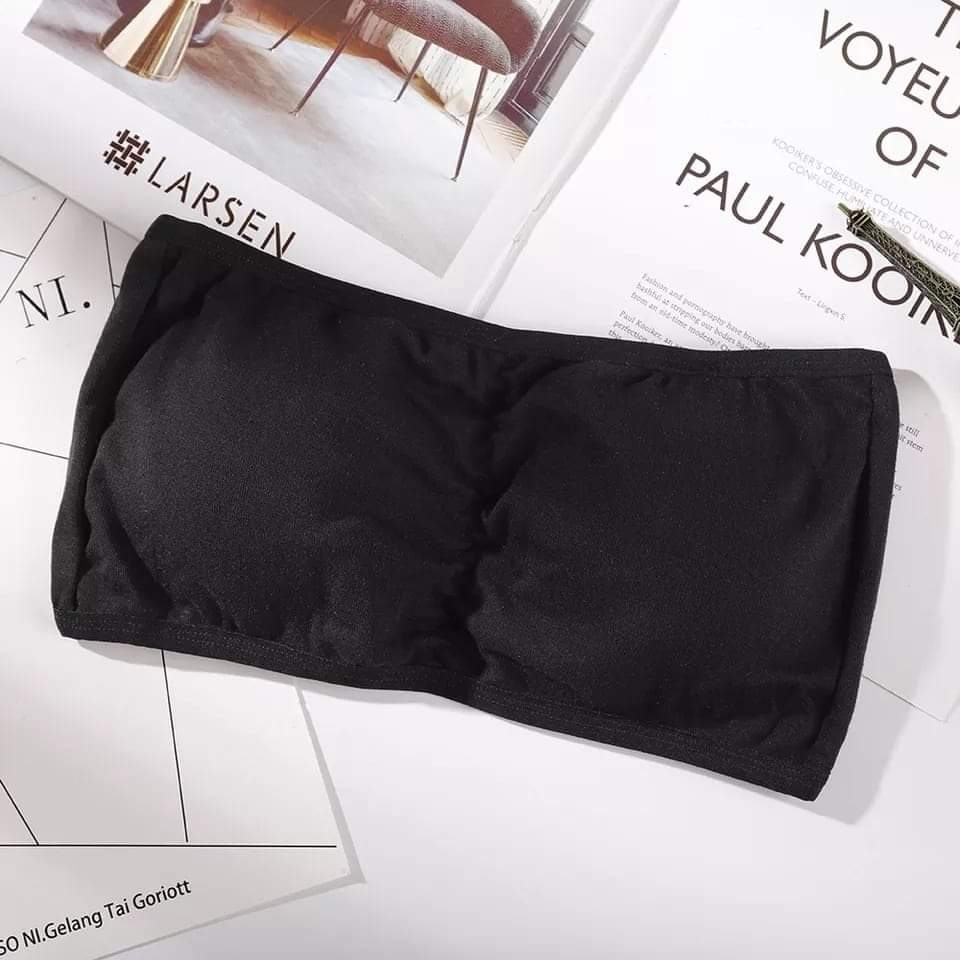 Strapless Tube Bra With Back Hook And Flexible Stuff Plane
