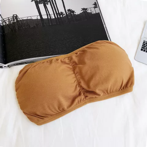 Strapless With Removable Pad And Back Cross Style Biddies