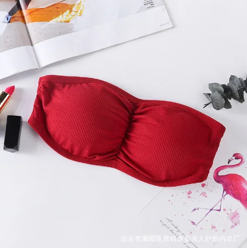 Women Strapless With Removable Pad And Side hook