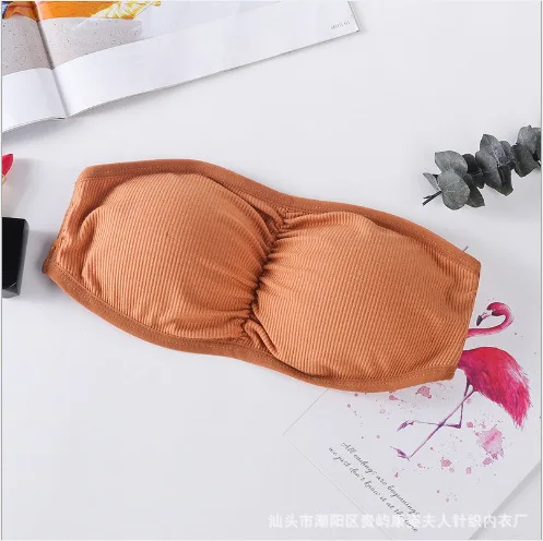 Women Strapless With Removable Pad And Side hook