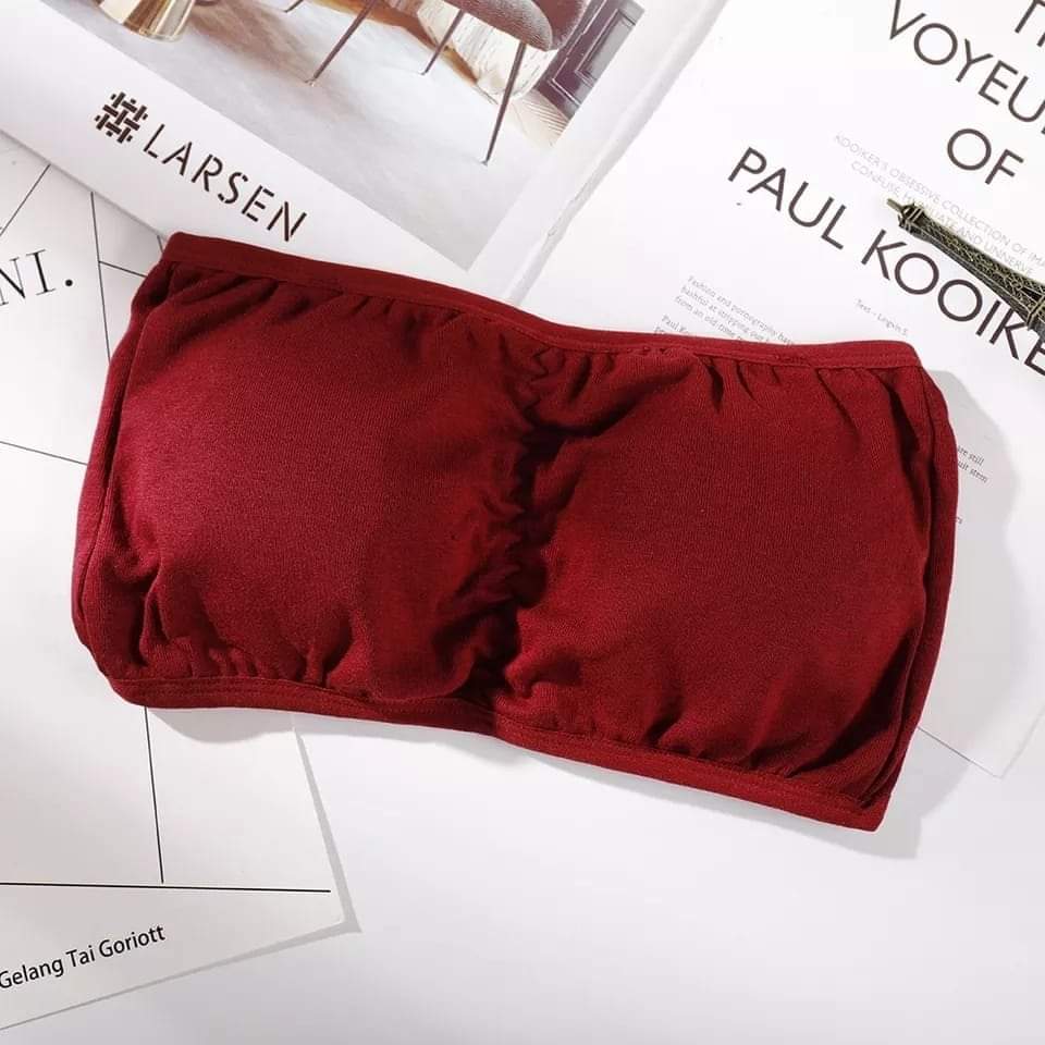 Strapless Tube Bra With Back Hook And Flexible Stuff Plane