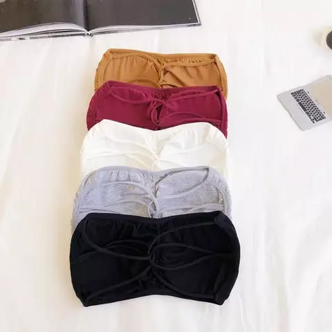 Strapless With Removable Pad And Back Cross Style Biddies