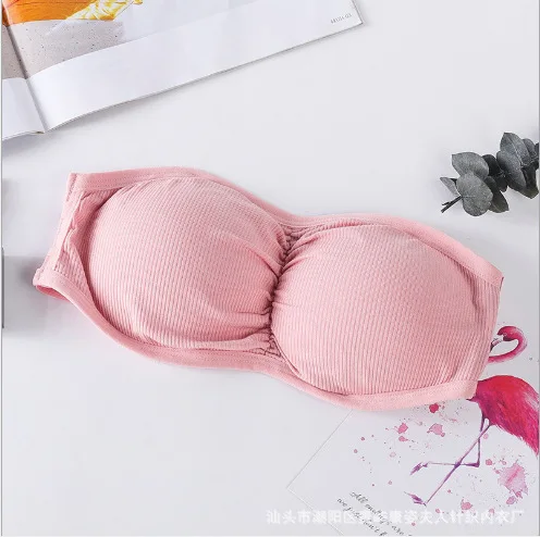 Women Strapless With Removable Pad And Side hook