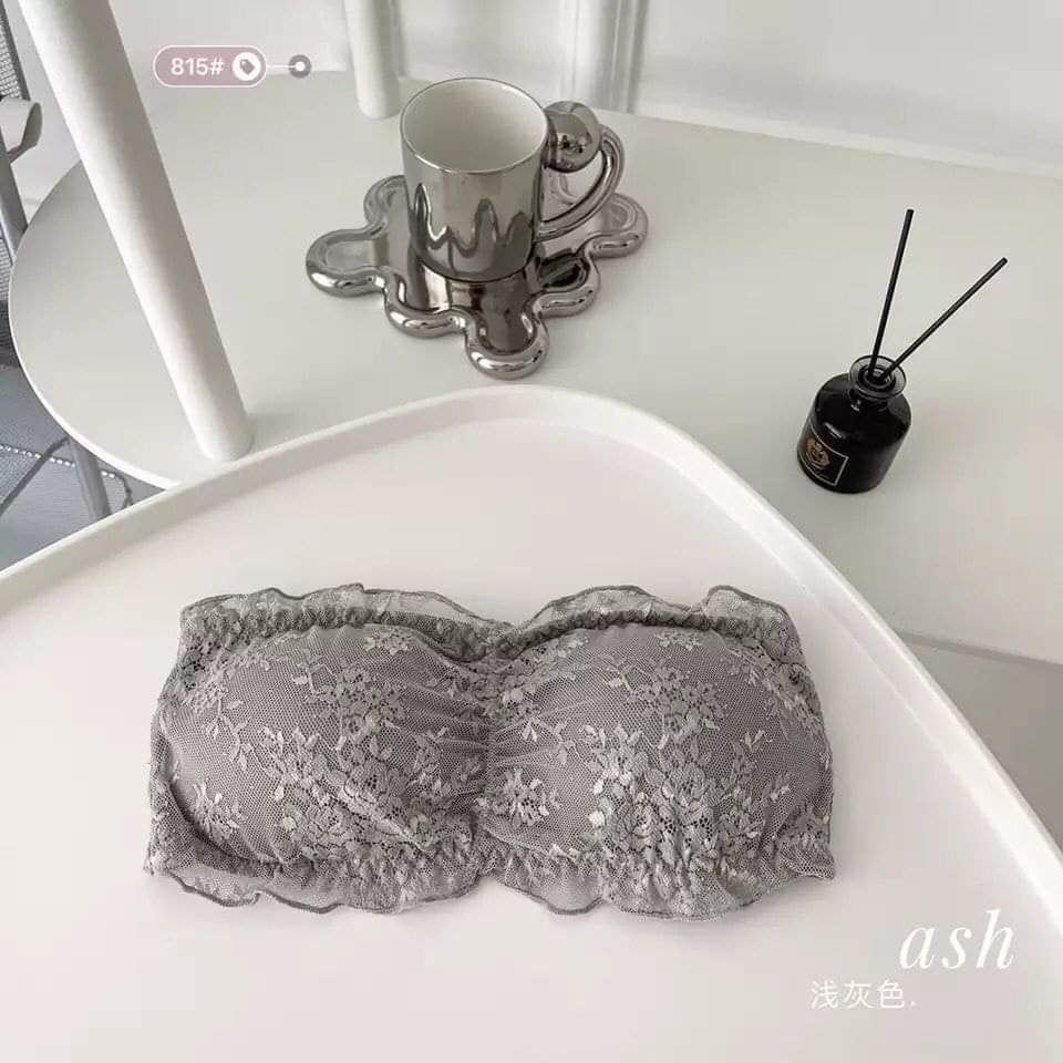 Women Strapless Bra With Net And Back Hook Style more Comfortable