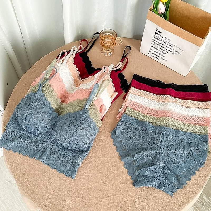 Full Net Biddies Sets With Adjustable strap And removable pad