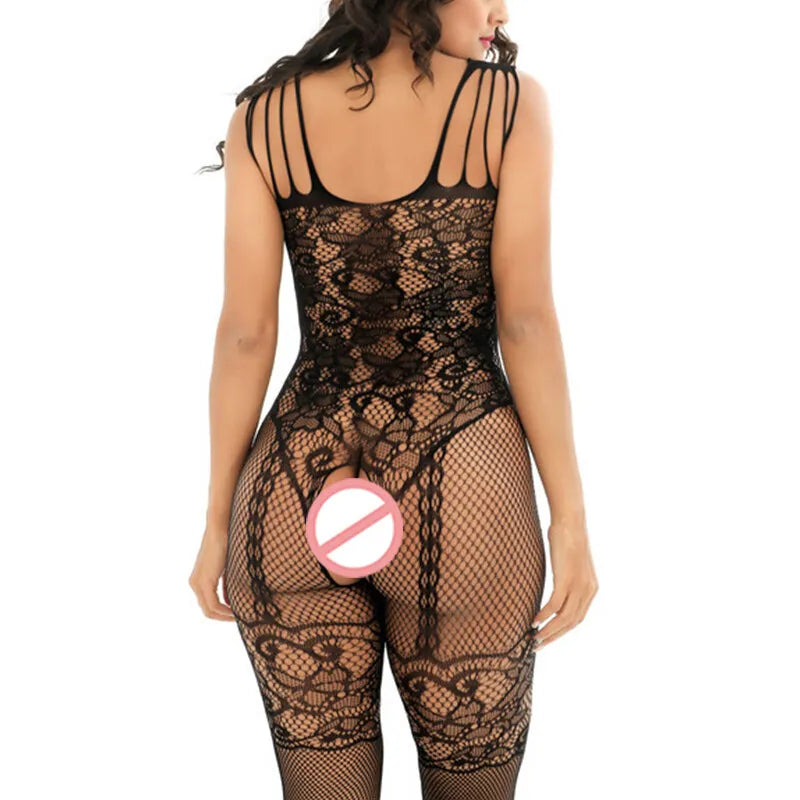 Women Fishnet Bodystocking Full body