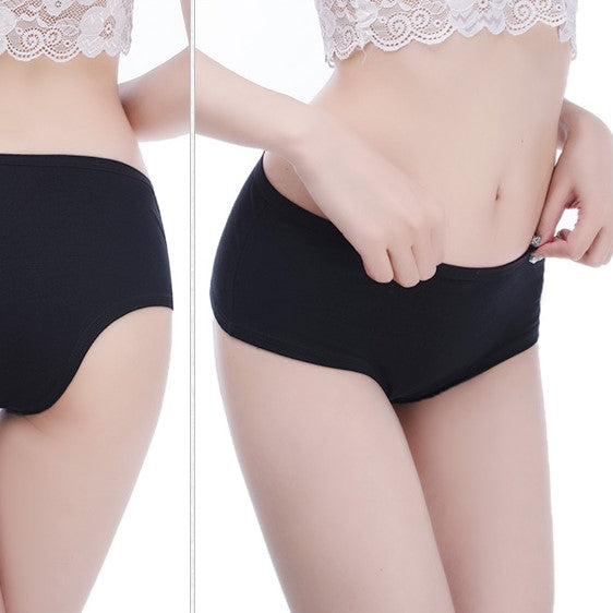 Soft Cotton Underwear Skin Black With Thin Alastic
