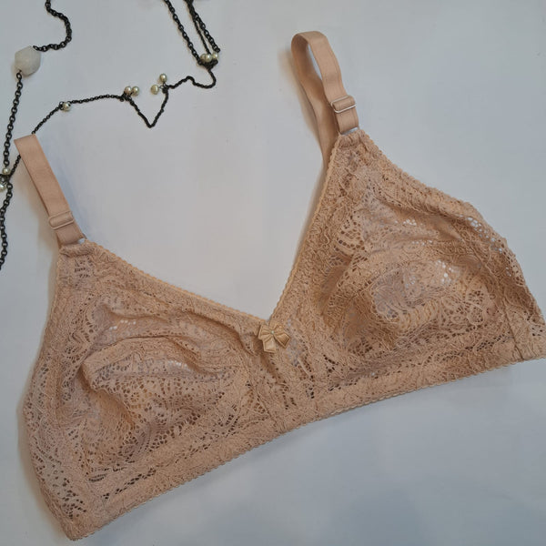 Galaxy Transparent Soft Net Bra With flexible stuff