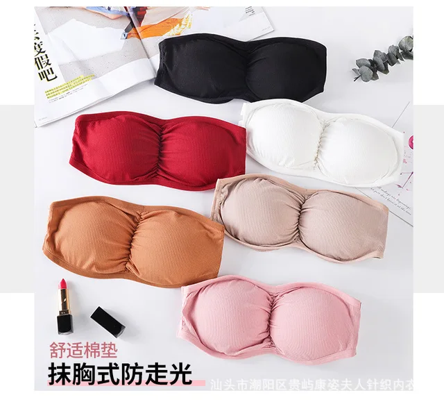 Women Strapless With Removable Pad And Side hook