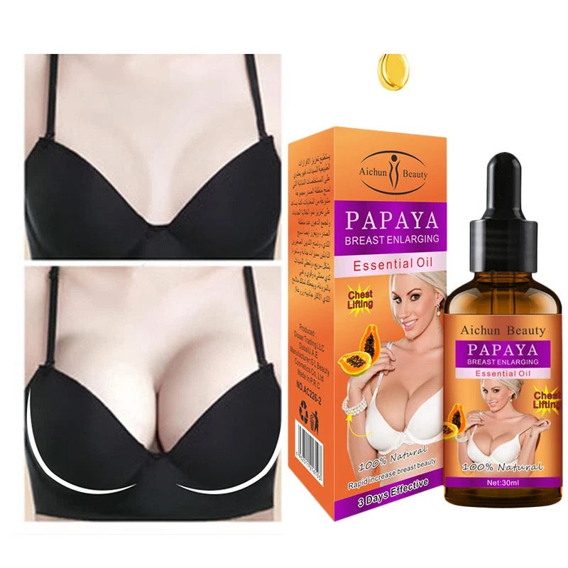 Essential Oil Natural Organic Papaya Breast Firming Effective
Breast Enlargement Oil