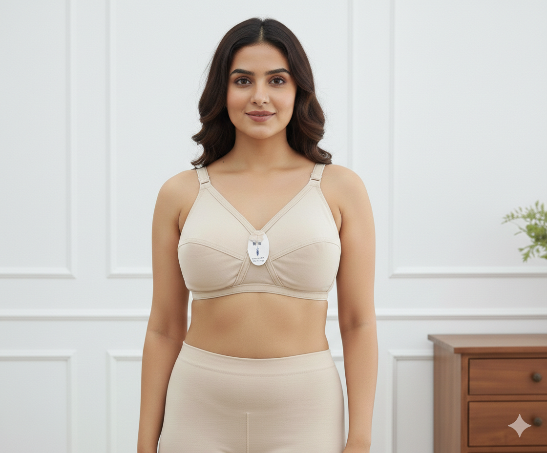 Cross Soft Cotton nonpadded Bra