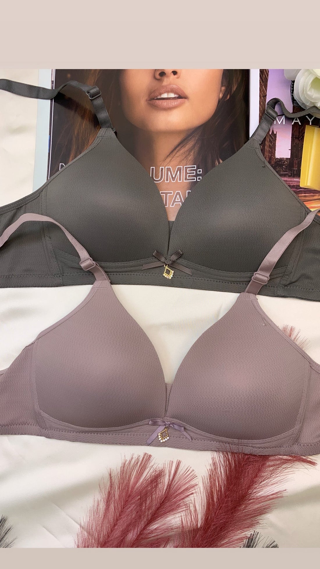 Daily wear Thin Padded non wire Bra (pack of Two)